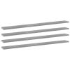 Bookshelf Boards 4 pcs Concrete Gray 39.4"x3.9"x0.6" Engineered Wood