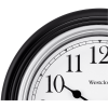 Westclox 9 inch Black Round Simplicity Analog QA Wall Clock