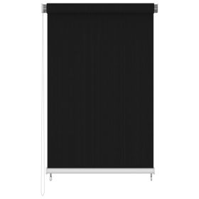 Outdoor Roller Blind 70.9"x90.6" Black