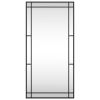 Wall Mirror Black 19.7"x39.4" Rectangle Iron