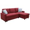 Rad Flannelette 4-Piece Couch Living Room Sofabed