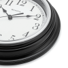 Westclox 9 inch Black Round Simplicity Analog QA Wall Clock