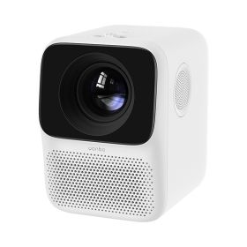 Xiaomi Wanbo Projector T2max-Free Home HD Small Portable Mini Bedroom Wall Casting Dormitory (Option: White-T2 PRO-220V US)