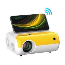 The New Children'S Smart Projector Hd Supports 1080P (Option: Blue and white onscreen versi-US)