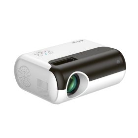 The New Children'S Smart Projector Hd Supports 1080P (Option: Black and white basic version-US)