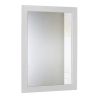 Wall Mount Mirror 11.8x15.7Inch Wood-Like Frame Rectangle Modern Hanging Mirror for Bathroom Bedroom Living Room