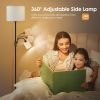 67.32In Mother Daughter Floor Lamp with Linen Shade 3200K Brightness 360¬∞ Adjustable Reading Light Modern Decoration Standing Lamp for Living Room Be